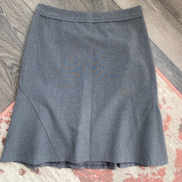 Grey Skirt with Ruffled Ends - Picture 1 of 8